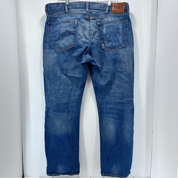 Polo Ralph Lauren 867 Classic Jeans Men’s 38x31 Med Wash Blue Cotton Made Mexico - Picture 2 of 11
